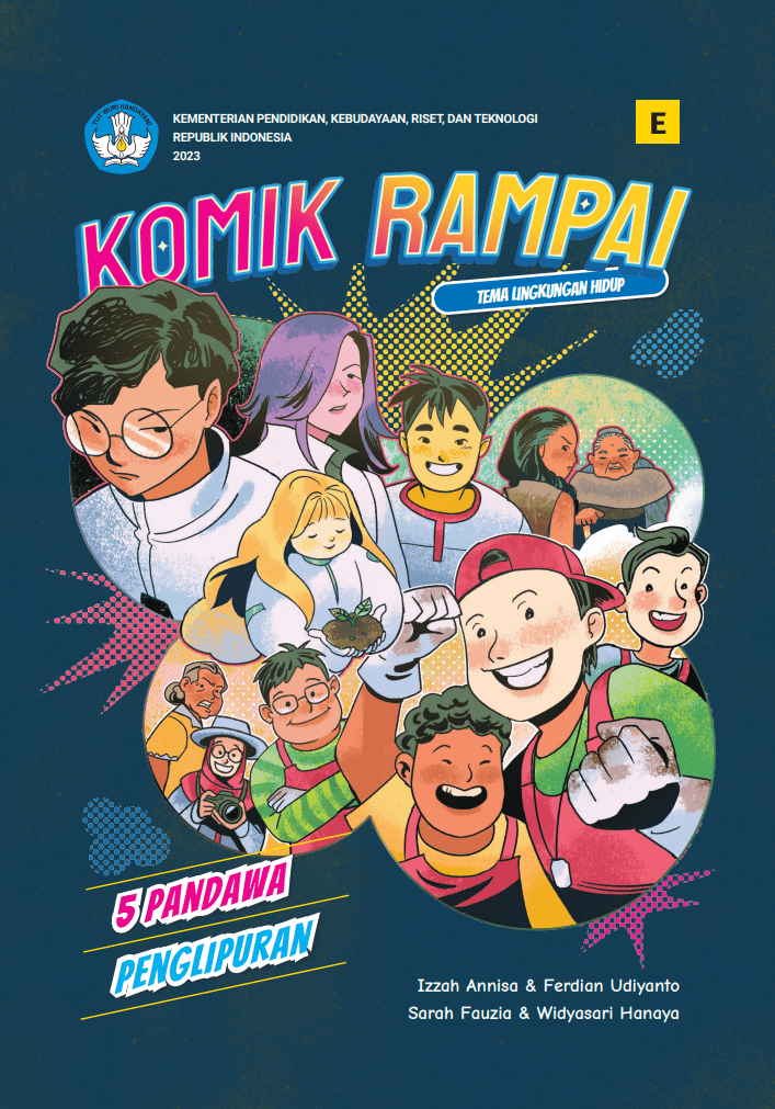 Komik Rampai Tema Lingkungan Hidup  5 Pandawa & Penglipuran